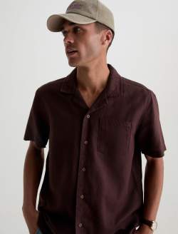 Foster Shirt Oak Barrel Relaxed Camp Shirt MENS TOPS Photo 3