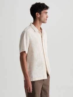 Foster Shirt Natural Multi Relaxed Fit Camp Shirt MENS TOPS Photo 4