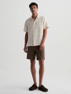 Foster Shirt Natural Multi Relaxed Fit Camp Shirt MENS TOPS Photo 5