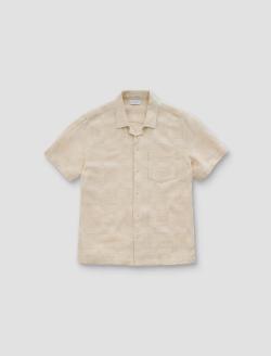 Foster Shirt Natural Multi Relaxed Fit Camp Shirt MENS TOPS Photo 1