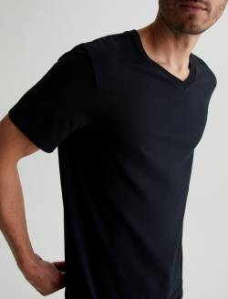 Bryce Vee True Black Classic Vee Neck MENS TOPS Photo 2