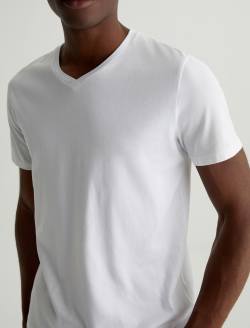 Bryce Vee True White Classic Vee Neck MENS TOPS Photo 2