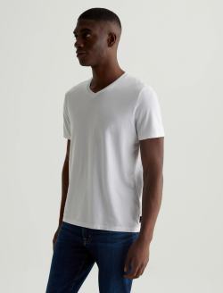 Bryce Vee True White Classic Vee Neck MENS TOPS Photo 6