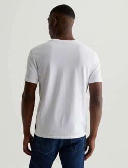 Bryce Vee True White Classic Vee Neck MENS TOPS Photo 7
