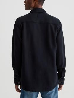 Elias Shirt Jacket True Black Oversized Shirt Jacket MENS TOPS Photo 7