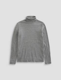 Canon Turtleneck Heather Grey Classic Fit Long Sleeve Rib MENS TOPS Photo 1