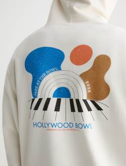 Arc Hoodie P Hollywood Bowl Abstract Keys Relaxed Graphic Pullover MENS TOPS Photo 8