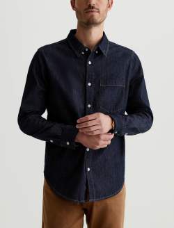 Aiden Classic Shirt Bleak Classic Button Up Shirt MENS TOPS Photo 2
