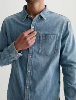 Aiden Classic Shirt Caveat Classic Button Up Shirt MENS TOPS Photo 3