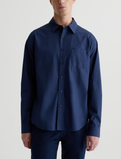 Aiden Shirt After Midnight Classic Long Sleeve Button-Up Shirt MENS TOPS Photo 1