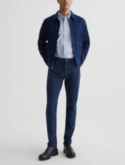 Aiden Shirt Blue Whisper Classic Long Sleeve Button-Up Shirt MENS TOPS Photo 4