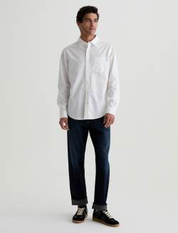 Aiden Dress Shirt Blank Canvas Classic  Long Sleeve Button Up Shirt MENS TOPS Photo 4