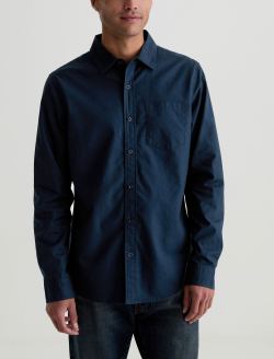 Aiden Dress Shirt Chilly Night Classic  Long Sleeve Button Up Shirt MENS TOPS Photo 2