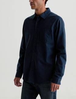 Aiden Dress Shirt Chilly Night Classic  Long Sleeve Button Up Shirt MENS TOPS Photo 7
