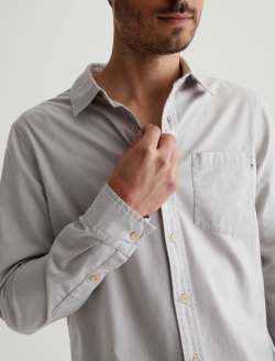 Aiden Shirt Fade To Graye Classic Button Up Shirt MENS TOPS Photo 3