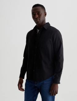 Aiden Dress Shirt True Black Classic  Long Sleeve Button Up Shirt MENS TOPS Photo 3