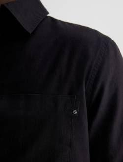 Aiden Dress Shirt True Black Classic  Long Sleeve Button Up Shirt MENS TOPS Photo 5