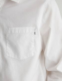Aiden Shirt White Classic Button Up Shirt MENS TOPS Photo 6