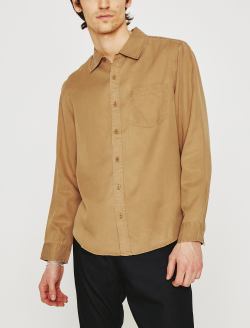 Aiden Shirt Antique Bronze Classic Button Up Shirt MENS TOPS Photo 1