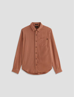 Aiden Shirt Mesa Rust Classic Long Sleeve Button-Up Shirt MENS TOPS Photo 1