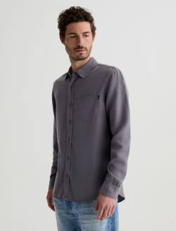 Aiden Shirt Raw Iron Classic Long Sleeve Button-Up Shirt MENS TOPS Photo 7