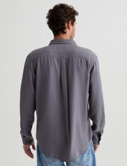 Aiden Shirt Raw Iron Classic Long Sleeve Button-Up Shirt MENS TOPS Photo 8