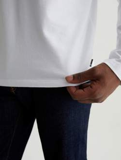 Bryce Long Sleeve Henley True White Classic Henley MENS TOPS Photo 5