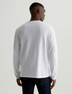 Bryce Long Sleeve Henley True White Classic Henley MENS TOPS Photo 7