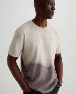 Wesley Crew Natural Dye Grey Multi Earth Day Capsule MENS TOPS Photo 1