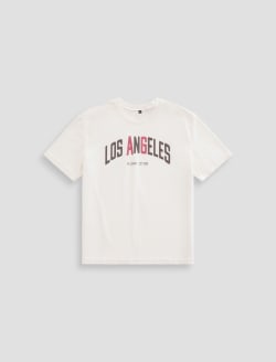 Wesley Crew AG Los Angeles Relaxed Graphic T-Shirt MENS TOPS Photo 1