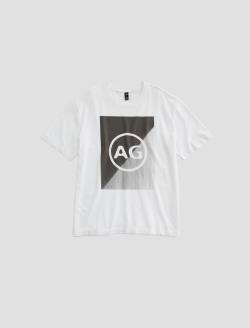 Wesley Crew AG Contrast Logo Relaxed Graphic T-Shirt MENS TOPS Photo 1
