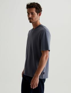 Wesley Crew Slate Sky Relaxed T-Shirt MENS TOPS Photo 6