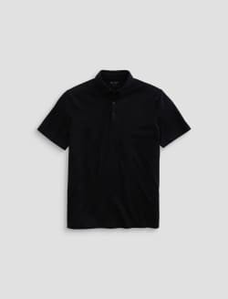 Wesley Crew True Black Relaxed T-Shirt MENS TOPS Photo 1