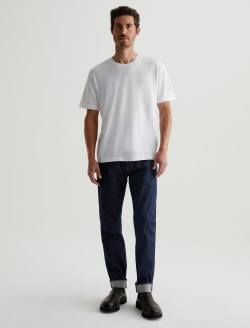 Wesley Crew True White Relaxed T-Shirt MENS TOPS Photo 4