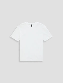 Wesley Crew True White Relaxed Short Sleeve MENS TOPS Photo 1