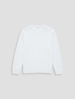 Wesley Pullover True White Relaxed Crew Neck MENS TOPS Photo 1