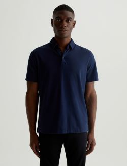 Bryce Polo Deep Navy Classic Short Sleeve Polo MENS TOPS Photo 1