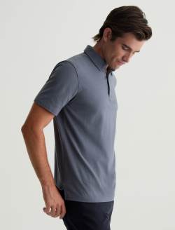 Bryce Polo Slate Sky Classic Short Sleeve Polo MENS TOPS Photo 3
