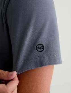 Bryce Polo Slate Sky Classic Short Sleeve Polo MENS TOPS Photo 5