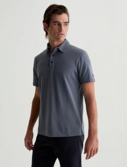 Bryce Polo Slate Sky Classic Short Sleeve Polo MENS TOPS Photo 6