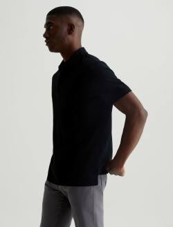 Bryce Polo True Black Classic Short Sleeve Polo MENS TOPS Photo 6