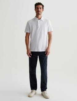 Bryce Polo True White Classic Short Sleeve Polo MENS TOPS Photo 4