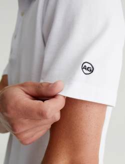Bryce Polo True White Classic Short Sleeve Polo MENS TOPS Photo 5