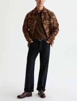 Bryce Short Sleeve Polo Sulfur Wood Brown Classic Short Sleeve Polo MENS TOPS Photo 5