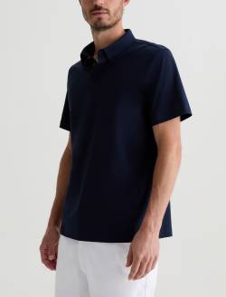 Bryce Polo Deep Navy Airluxe™ Classic Short Sleeve Polo MENS TOPS Photo 7