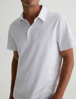 Bryce Polo Heather Grey Classic Short Sleeve Polo MENS TOPS Photo 3