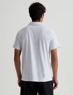 Bryce Polo Heather Grey Classic Short Sleeve Polo MENS TOPS Photo 8