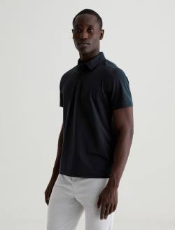 Bryce Polo True Black Classic Short Sleeve Polo MENS TOPS Photo 7