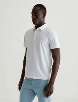 Bryce Polo True White Classic Short Sleeve Polo MENS TOPS Photo 7