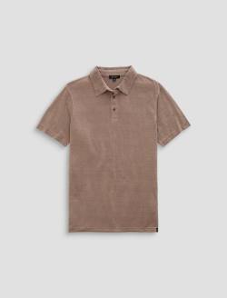 Bryce Polo Cork Classic Linen Short Sleeve Polo MENS TOPS Photo 1
